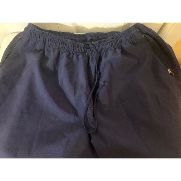 Starter Men’s‎ Sz XL Windbreaker Jogging Track Pants Navy Blue Zip Ankle - Picture 5 of 8